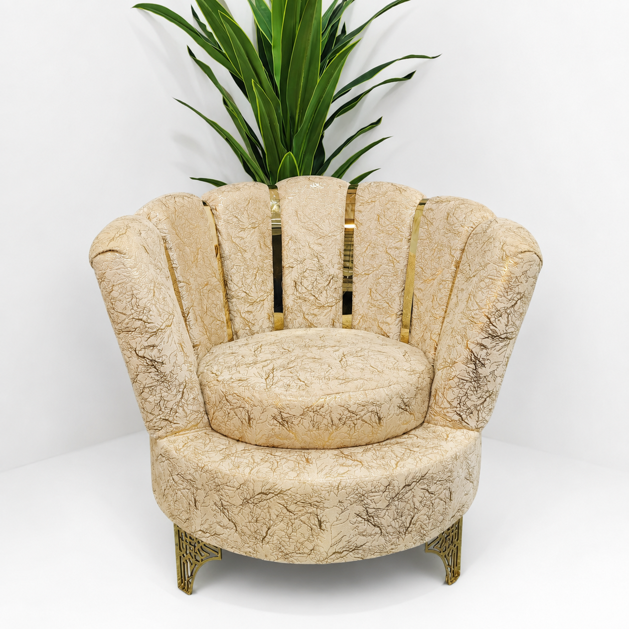 Butterfly Sofa Golden spot Color Velvet Sofa 28/30 inch