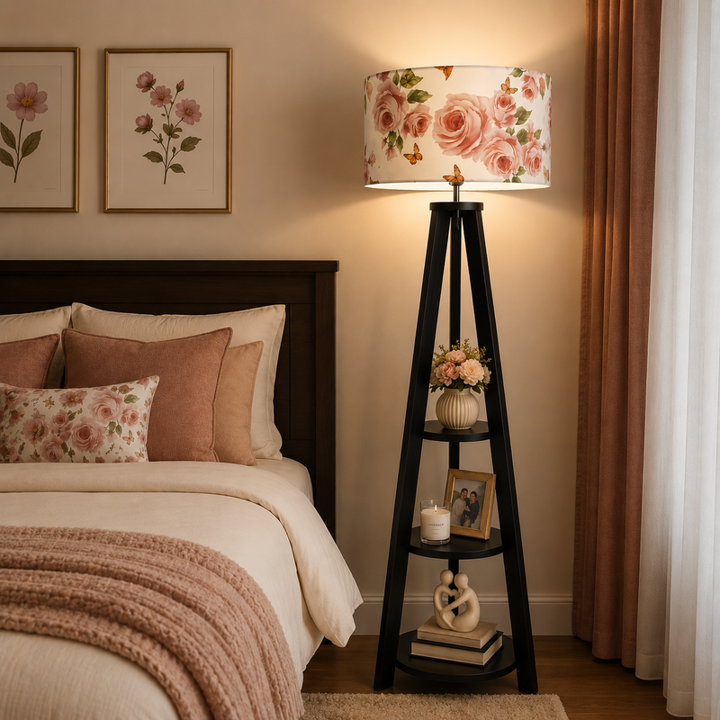 Corner Lamp 3 Sheleves regular leg