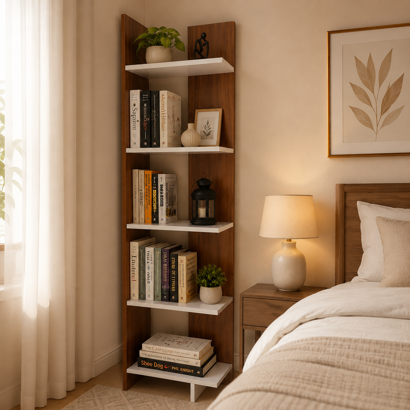 Corner Book Shelf