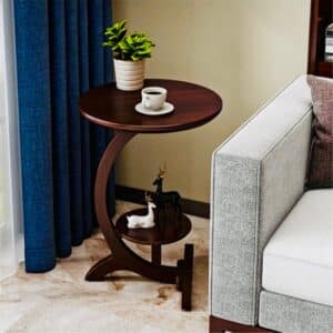 Wooden Bedside Coffee Table | Stylish Side Table for Home & Office