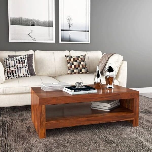 Center Table with Shelf Stoareg for Home Living Room